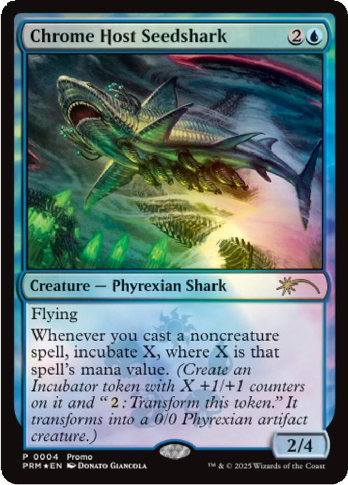 Chrome Host Seedshark [Media Promos] | Shuffle n Cut Hobbies & Games