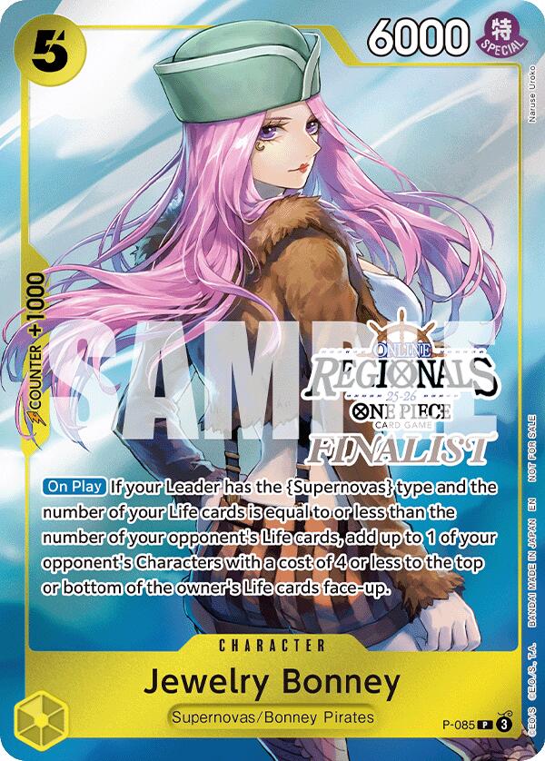 Jewelry Bonney (Online Regional Finalist Card Set 2025 Vol.2) [One Piece Promotion Cards] | Shuffle n Cut Hobbies & Games