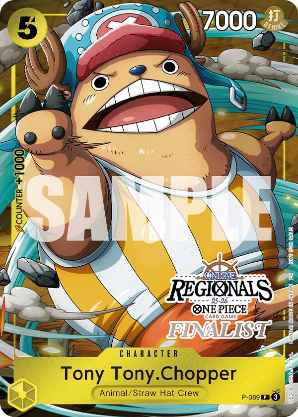 Tony Tony.Chopper (Online Regional Finalist Card Set 2025 Vol.2) [One Piece Promotion Cards] | Shuffle n Cut Hobbies & Games