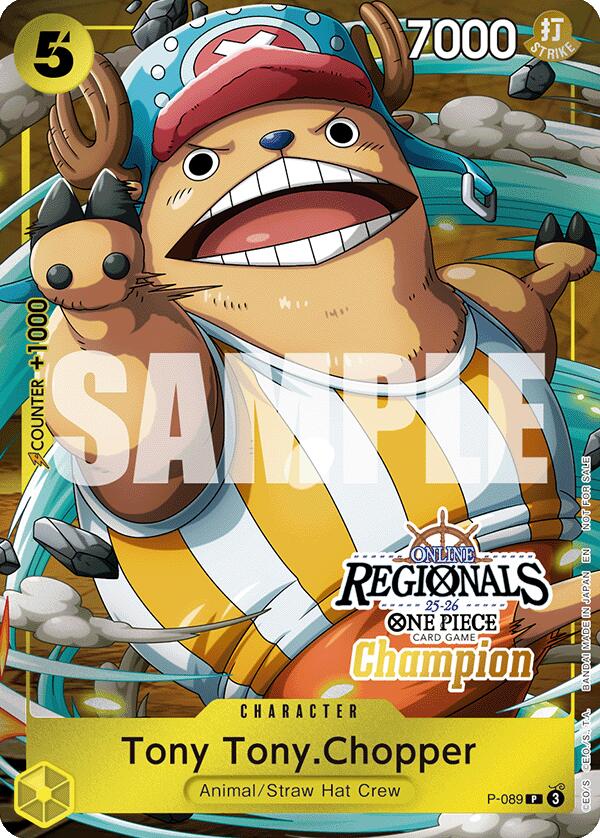 Tony Tony.Chopper (Online Regional Champion Card Set 2025 Vol.2) [One Piece Promotion Cards] | Shuffle n Cut Hobbies & Games