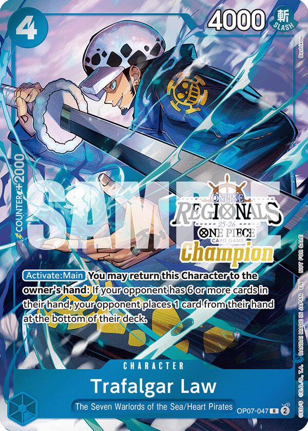 Trafalgar Law (Online Regional Champion Card Set 2025 Vol.2) [One Piece Promotion Cards] | Shuffle n Cut Hobbies & Games