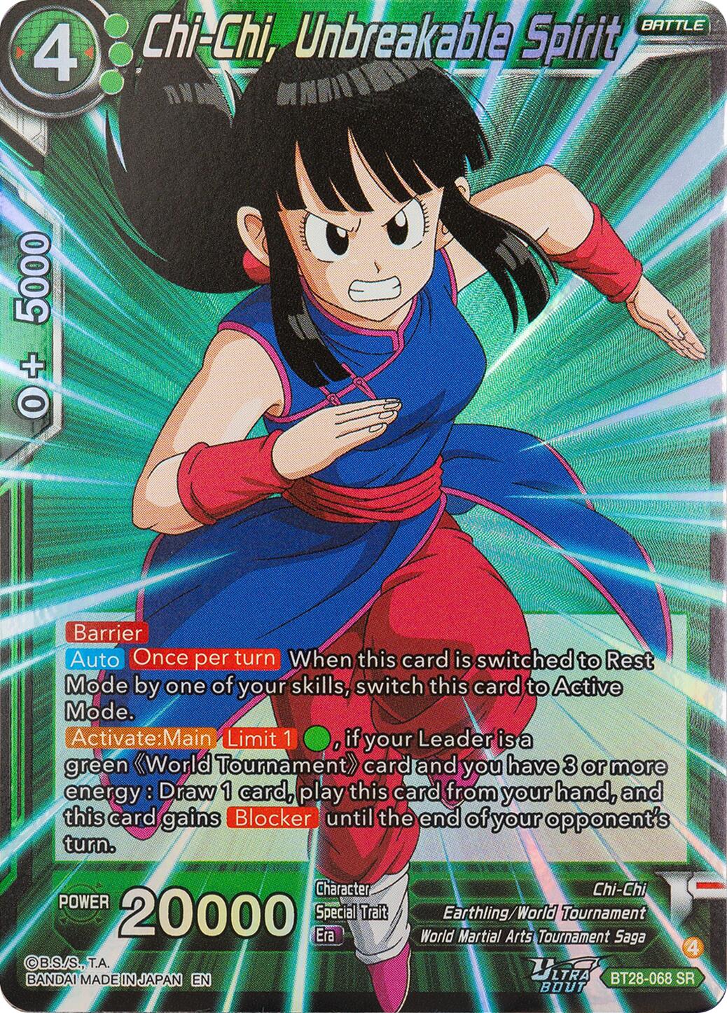 Chi-Chi, Unbreakable Spirit (BT28-068) [Prismatic Clash] | Shuffle n Cut Hobbies & Games