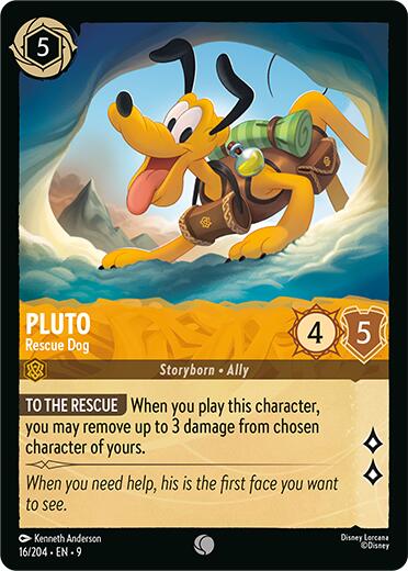 Pluto - Rescue Dog (16/204) [Fabled] | Shuffle n Cut Hobbies & Games