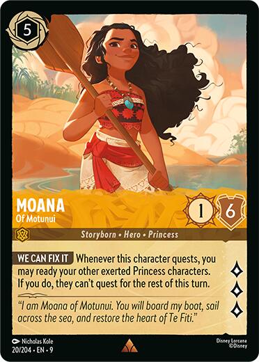 Moana - Of Motunui (20/204) [Fabled] | Shuffle n Cut Hobbies & Games