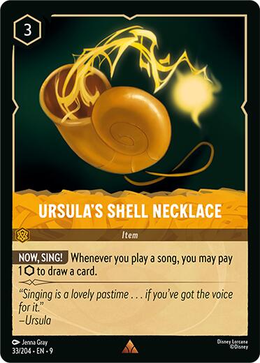 Ursula's Shell Necklace (33/204) [Fabled] | Shuffle n Cut Hobbies & Games