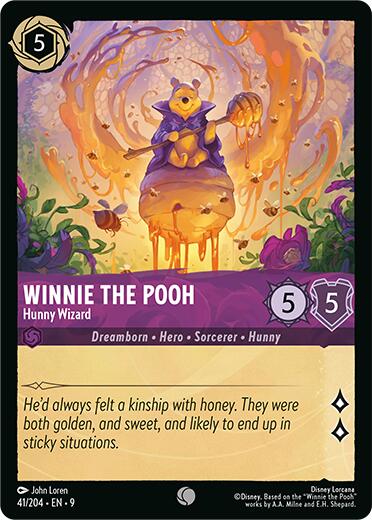 Winnie the Pooh - Hunny Wizard (41/204) [Fabled] | Shuffle n Cut Hobbies & Games
