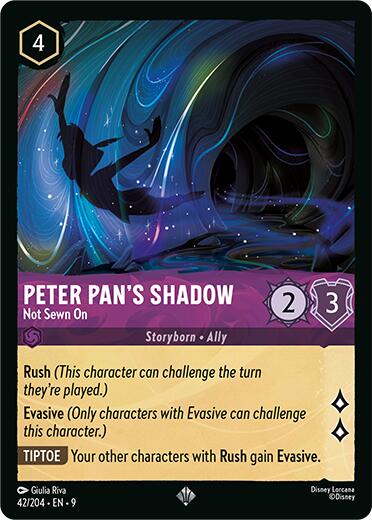 Peter Pan's Shadow - Not Sewn On (42/204) [Fabled] | Shuffle n Cut Hobbies & Games