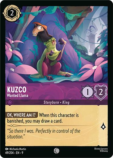 Kuzco - Wanted Llama (49/204) [Fabled] | Shuffle n Cut Hobbies & Games