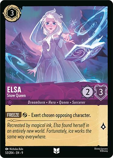 Elsa - Snow Queen (53/204) [Fabled] | Shuffle n Cut Hobbies & Games