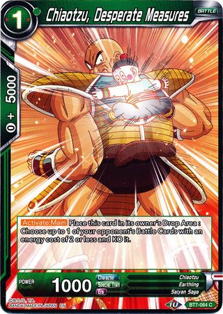 Chiaotzu, Desperate Measures (BT7-064) [Assault of the Saiyans] | Shuffle n Cut Hobbies & Games