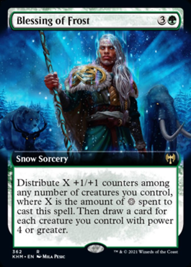 Blessing of Frost (Extended Art) [Kaldheim] | Shuffle n Cut Hobbies & Games