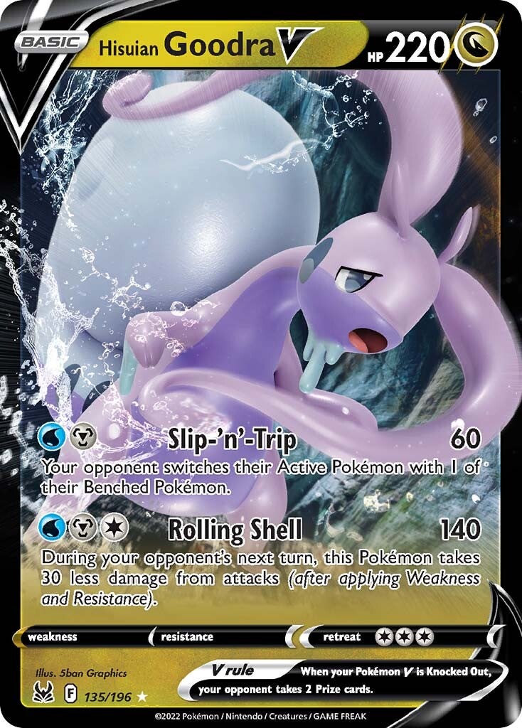 Hisuian Goodra V (135/196) [Sword & Shield: Lost Origin] | Shuffle n Cut Hobbies & Games