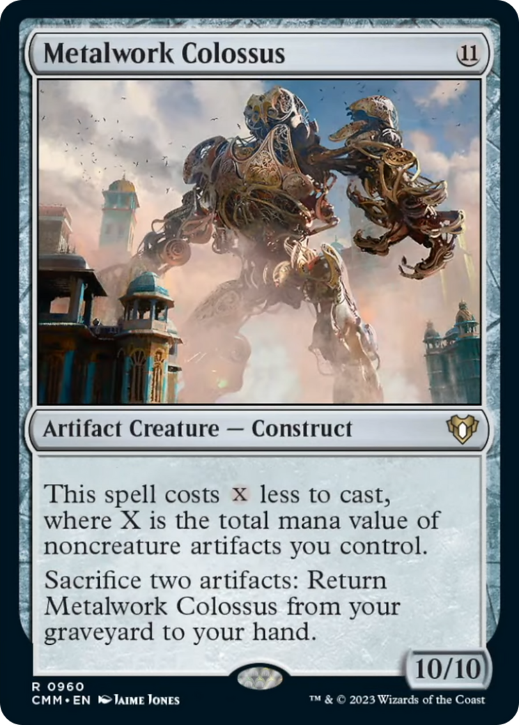 Metalwork Colossus [Commander Masters] | Shuffle n Cut Hobbies & Games