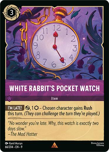 White Rabbit's Pocket Watch (66/204) [Fabled] | Shuffle n Cut Hobbies & Games