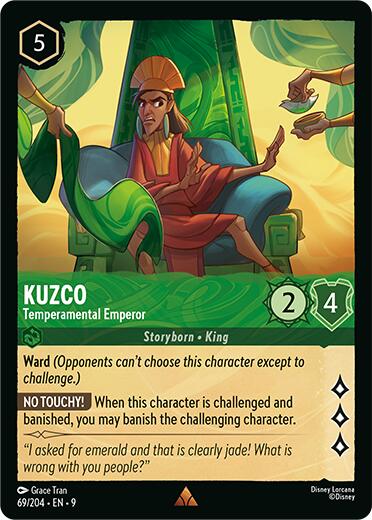 Kuzco - Temperamental Emperor (69/204) [Fabled] | Shuffle n Cut Hobbies & Games