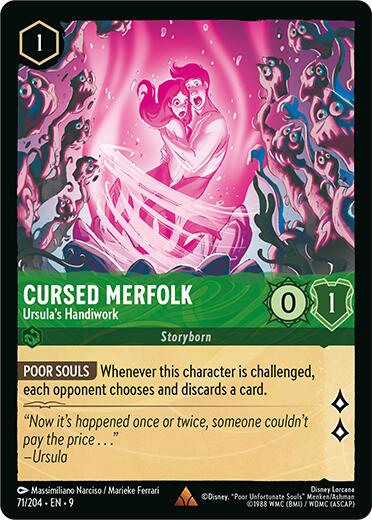 Cursed Merfolk - Ursula's Handiwork (71/204) [Fabled] | Shuffle n Cut Hobbies & Games