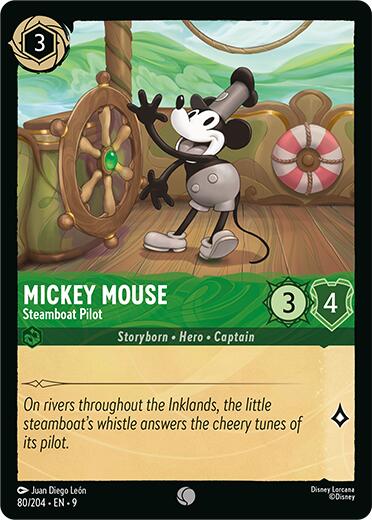 Mickey Mouse - Steamboat Pilot (80/204) [Fabled] | Shuffle n Cut Hobbies & Games