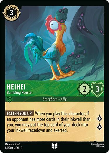 Heihei - Bumbling Rooster (86/204) [Fabled] | Shuffle n Cut Hobbies & Games