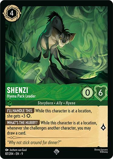 Shenzi - Hyena Pack Leader (87/204) [Fabled] | Shuffle n Cut Hobbies & Games