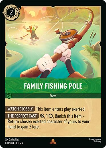 Family Fishing Pole (100/204) [Fabled] | Shuffle n Cut Hobbies & Games