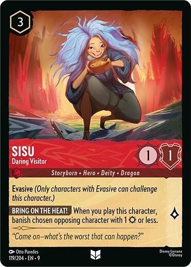 Sisu - Daring Visitor (119/204) [Fabled] | Shuffle n Cut Hobbies & Games