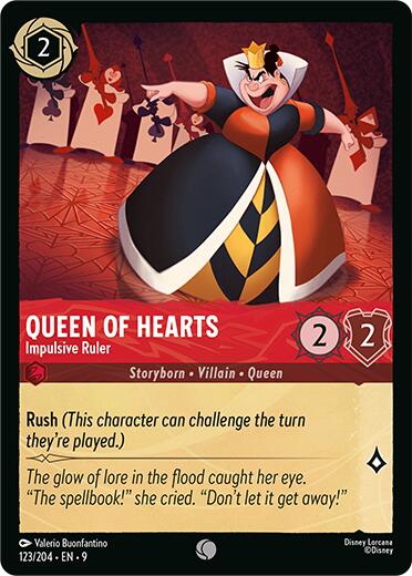 Queen of Hearts - Impulsive Ruler (123/204) [Fabled] | Shuffle n Cut Hobbies & Games
