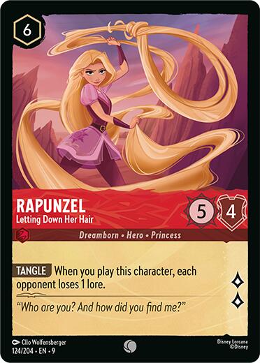 Rapunzel - Letting Down Her Hair (124/204) [Fabled] | Shuffle n Cut Hobbies & Games