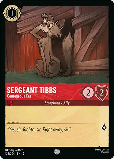 Sergeant Tibbs - Courageous Cat (128/204) [Fabled] | Shuffle n Cut Hobbies & Games