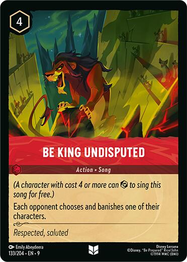 Be King Undisputed (133/204) [Fabled] | Shuffle n Cut Hobbies & Games
