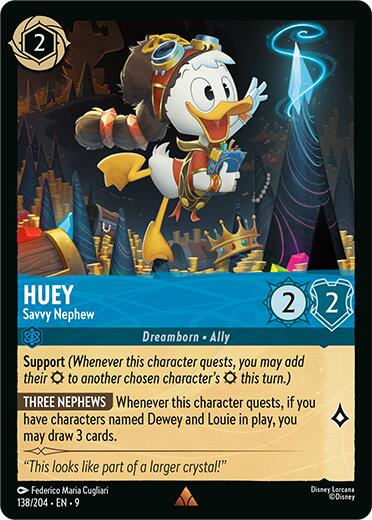 Huey - Savvy Nephew (138/204) [Fabled] | Shuffle n Cut Hobbies & Games