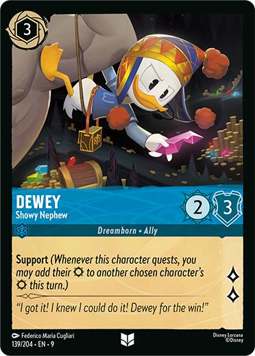 Dewey - Showy Nephew (139/204) [Fabled] | Shuffle n Cut Hobbies & Games