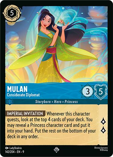 Mulan - Considerate Diplomat (142/204) [Fabled] | Shuffle n Cut Hobbies & Games