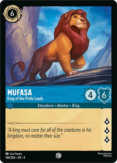 Mufasa - King of the Pride Lands (144/204) [Fabled] | Shuffle n Cut Hobbies & Games