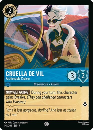 Cruella De Vil - Fashionable Cruiser (145/204) [Fabled] | Shuffle n Cut Hobbies & Games