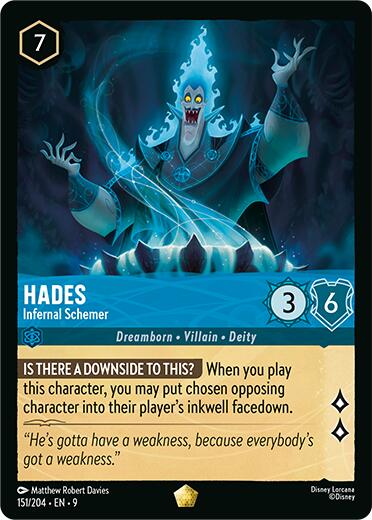 Hades - Infernal Schemer (151/204) [Fabled] | Shuffle n Cut Hobbies & Games