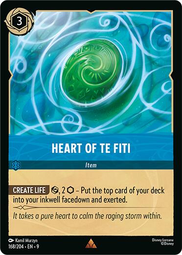 Heart of Te Fiti (168/204) [Fabled] | Shuffle n Cut Hobbies & Games