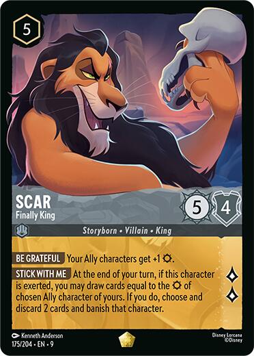 Scar - Finally King (175/204) [Fabled] | Shuffle n Cut Hobbies & Games