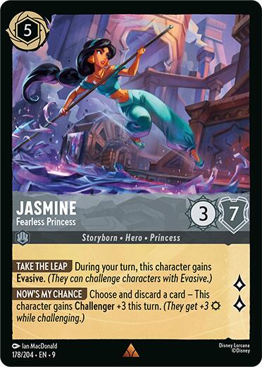 Jasmine - Fearless Princess (178/204) [Fabled] | Shuffle n Cut Hobbies & Games