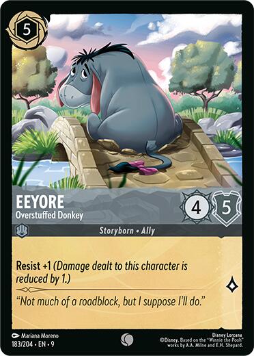 Eeyore - Overstuffed Donkey (183/204) [Fabled] | Shuffle n Cut Hobbies & Games