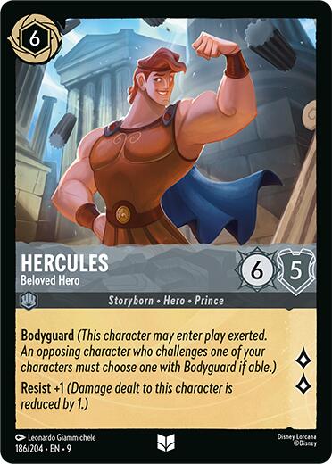 Hercules - Beloved Hero (186/204) [Fabled] | Shuffle n Cut Hobbies & Games