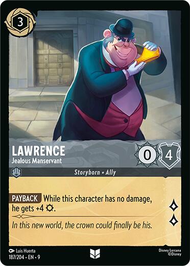 Lawrence - Jealous Manservant (187/204) [Fabled] | Shuffle n Cut Hobbies & Games