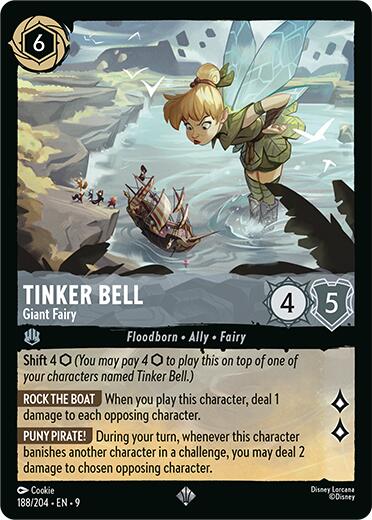 Tinker Bell - Giant Fairy (188/204) [Fabled] | Shuffle n Cut Hobbies & Games