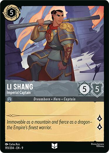 Li Shang - Imperial Captain (193/204) [Fabled] | Shuffle n Cut Hobbies & Games