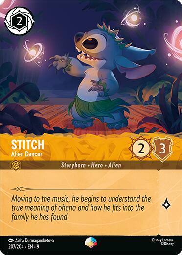 Stitch - Alien Dancer (Epic) (207/204) [Fabled] | Shuffle n Cut Hobbies & Games