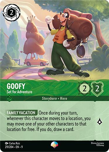 Goofy - Set for Adventure (Epic) (211/204) [Fabled] | Shuffle n Cut Hobbies & Games