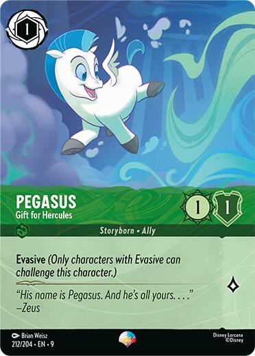 Pegasus - Gift for Hercules (Epic) (212/204) [Fabled] | Shuffle n Cut Hobbies & Games