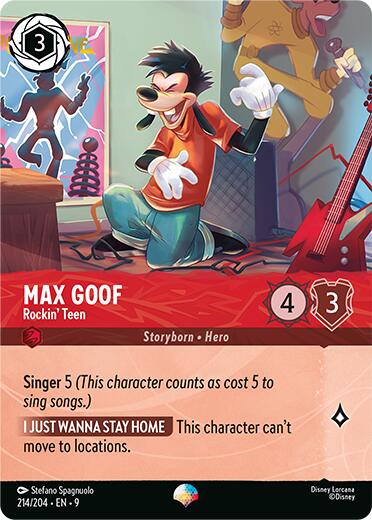 Max Goof - Rockin' Teen (Epic) (214/204) [Fabled] | Shuffle n Cut Hobbies & Games