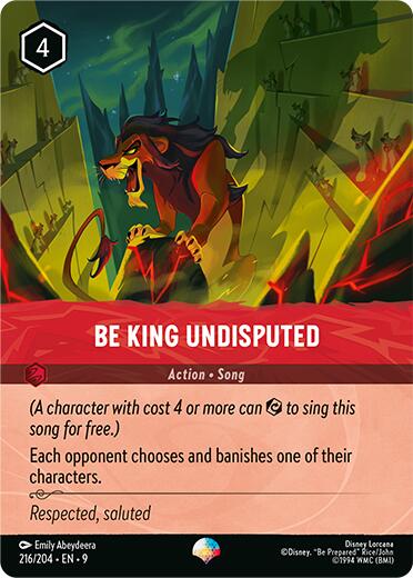 Be King Undisputed (Epic) (216/204) [Fabled] | Shuffle n Cut Hobbies & Games