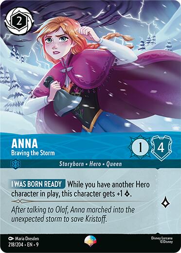 Anna - Braving the Storm (Epic) (218/204) [Fabled] | Shuffle n Cut Hobbies & Games