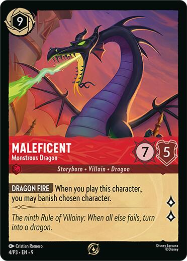 Maleficent - Monstrous Dragon (Store Championship Participant) (4/P3) [Promo Cards] | Shuffle n Cut Hobbies & Games